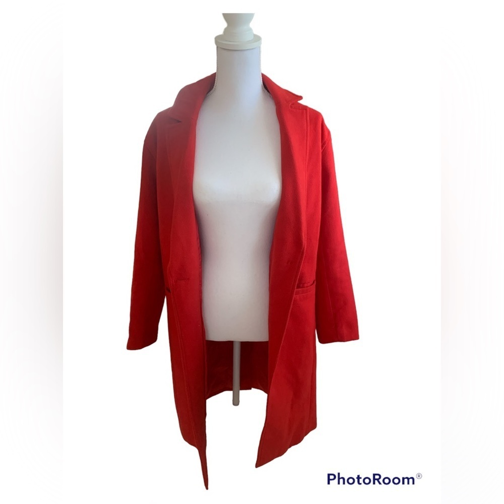 SHEIN Red Warm Coat - Picture 5 of 7